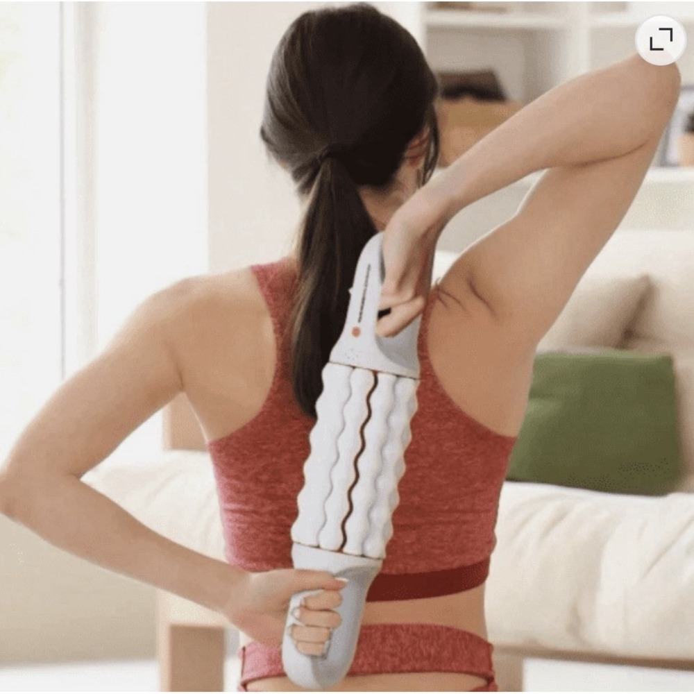 Sharper Image Rolling Massager Total Body Recovery 6-Speed Rechargeable